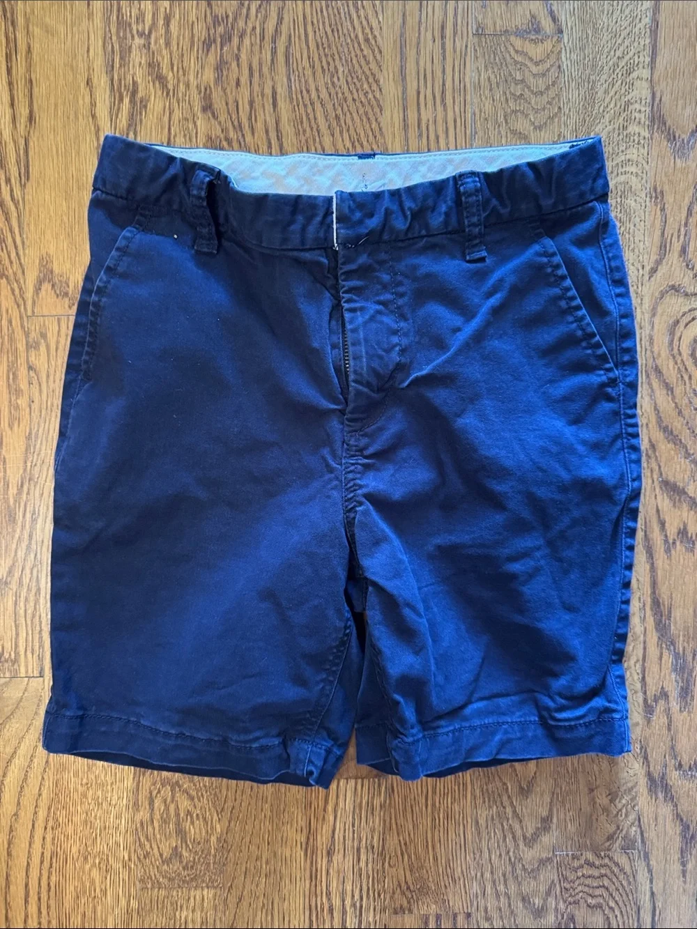 GAP Boys Dark Navy Chino Shorts size 7 Husky